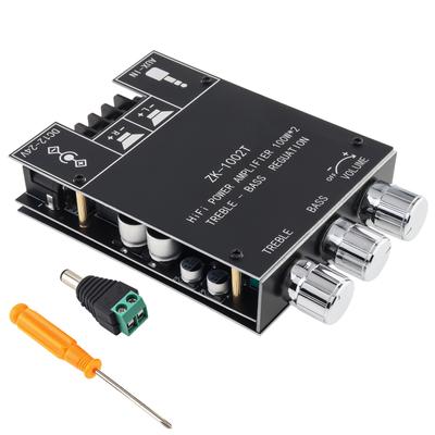 Bluetooth Усилительная плата 100Вт x 2 TPA3116D2 Автомобильная аудиосистема Домашний кинотеатр DIY Колонки Стерео ресивер 12В-24В Модуль питания