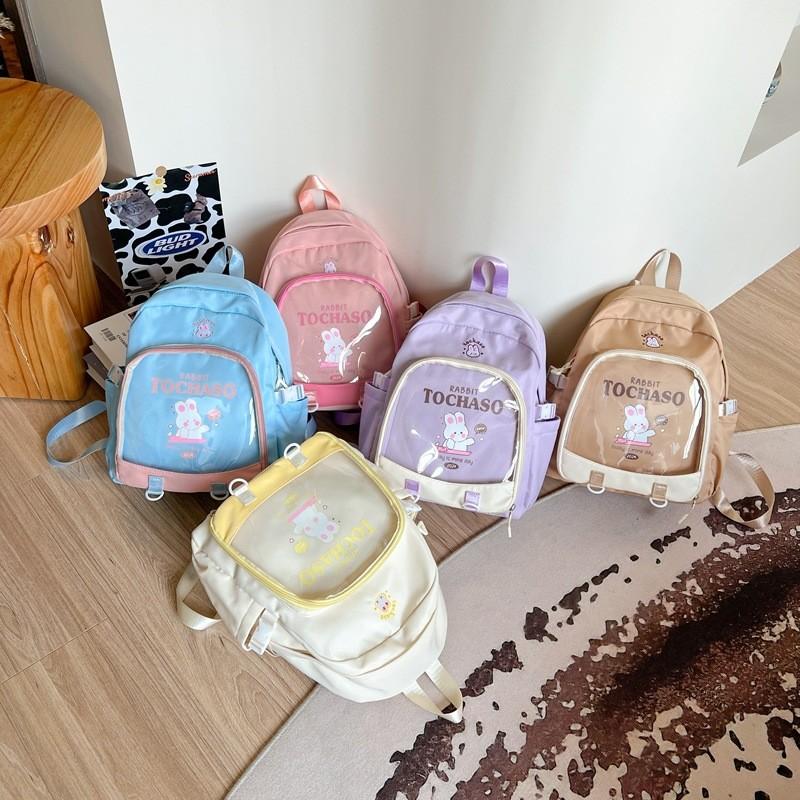 Cute And Colorful Kids Backpack With Large Capacity Breathable Pvc Material For School
