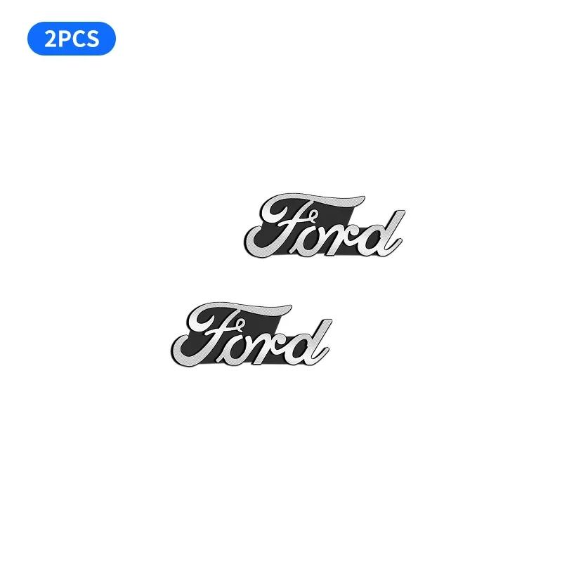 1/2PCS mk4 Car Audio Decorate Badge Emblem Stereo Sticker For Ford ST FOCUS 2 3 Mondeo Fiesta Kuga MK2 MK3 MK4 Ecosport Fusion