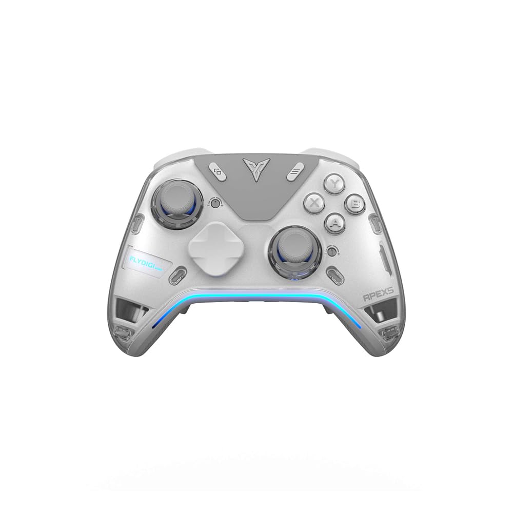 FLYDIGI APEX5 Совместим с гироскопом Nintendo Настраиваемая RGB-подсветка 336 г Беспроводной/проводной геймпад, Switch/ПК Windows/Android/iOS, 6-осевой датчик, Освещение,