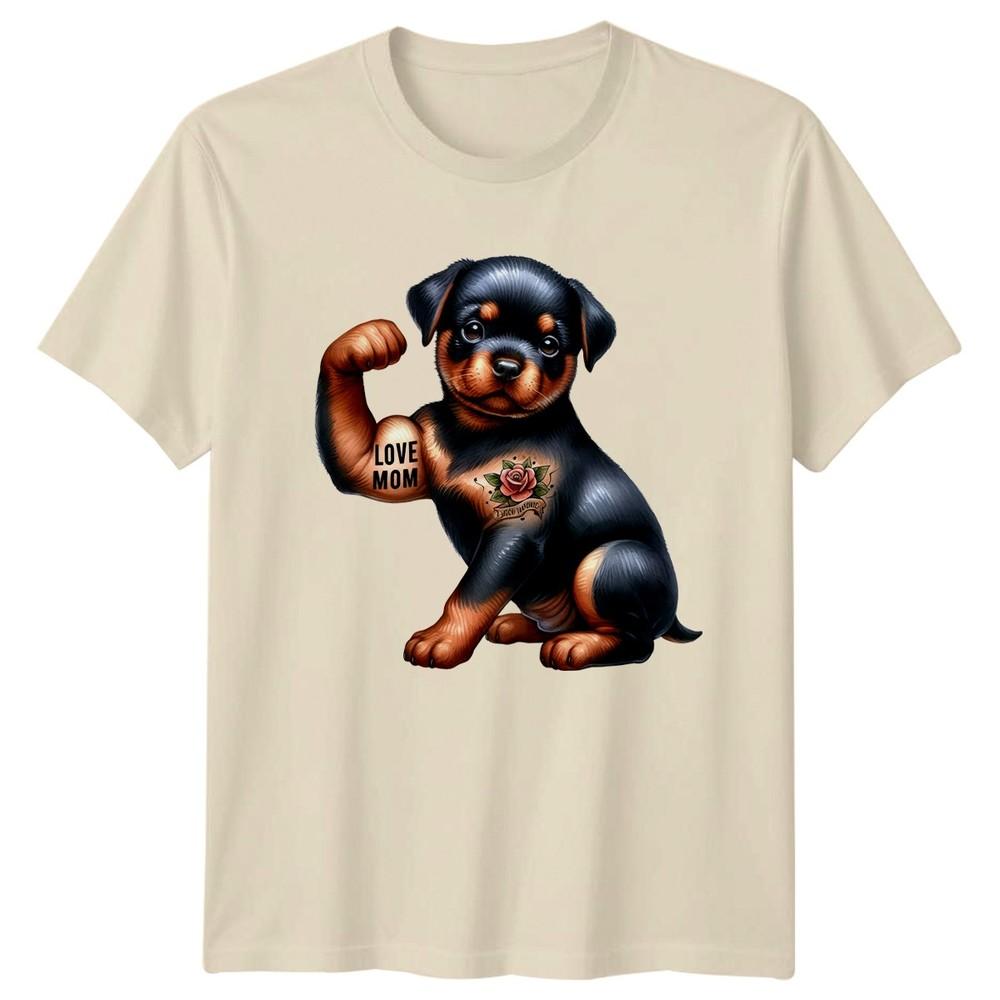 Rottweiler Puppy Love Mom Disco Hound Dog Lovers Animals Unisexs Unisexs Graphic