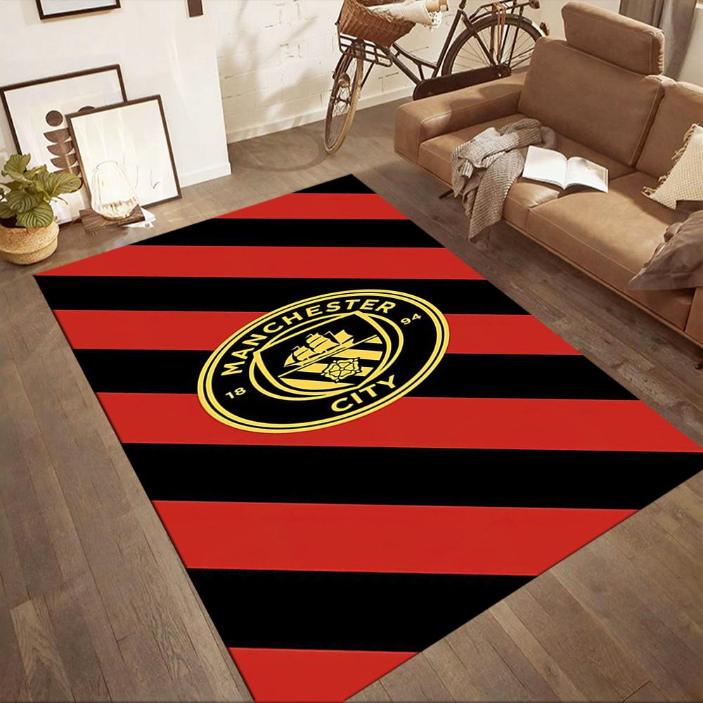 Manchester City Area Rug Design For Entryway Game Room Decorate Room Dining Room Antislip Rug Office Home Decor