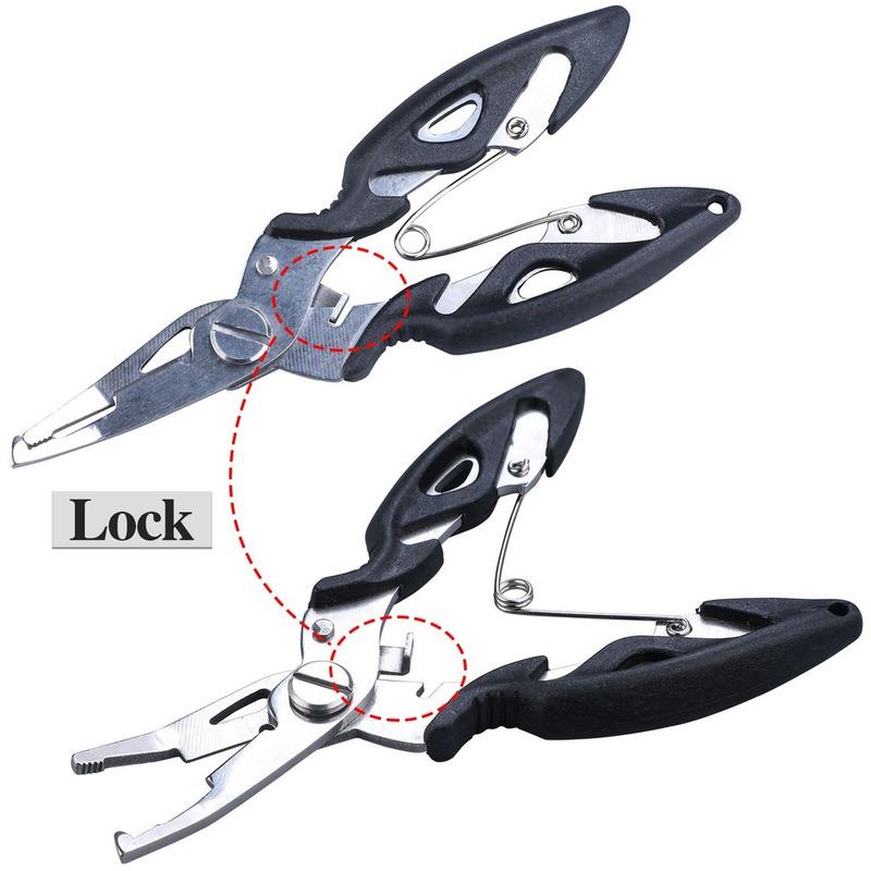 SOUGAYILANG Fishing Cutter Plier Scissor Fish Gripper Plier Set Nipper Pincer Snip Fishing Pliers