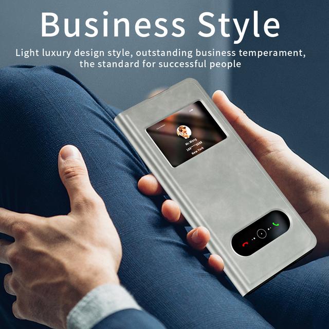 Anti -Scratch Fashion Full Body Leather Case For Samsung Galaxy Z Fold 4 5g Fold4 Fold3 Fold2 Fold 2 3 Zfold4 Fold4 Phone Cases