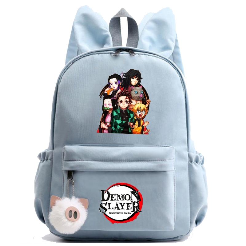 Рюкзак «Убийца демонов» в стиле аниме, рюкзак для девочек и мальчиков, школьный рюкзак для школы, сумка для книг для мужчин и женщин, дорожная сумка для отдыха Mochila