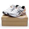 1201A019-109 Gel-Kayano 14 Белый Пикантный Оранжевый Серебристый (Мужской)