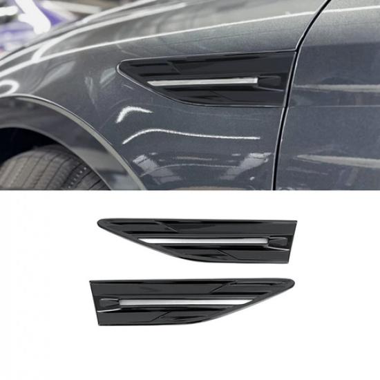 Для Hyundai Sonata 2024 2025 Ярко-черная Автомобильная передняя боковая светодиодная подсветка Декоративная накладка