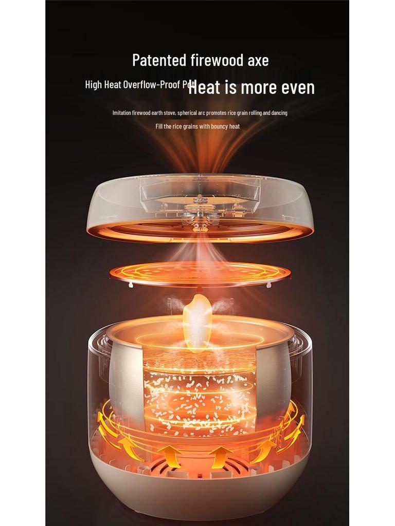 Рисоварка Bear 3 л: Многофункциональный, Антипригарный, Умное бронирование, Идеально подходит для 1-3 человек.