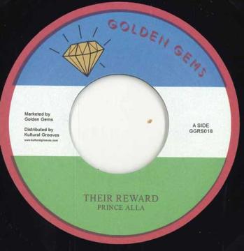 7-дюймовая пластинка PRINCE ALLA Their Reward Their Reward Version GGRS018 Golden Gems EU 2025 Европа Регги Ска Даб