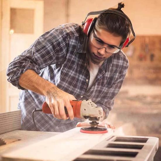 1 пара рабочих перчаток, износостойкие, толстые, теплоизоляционные, растягивающиеся на запястье, для работы на открытом воздухе, строительные, сварочные, строительные, машиностроительные, перчатки