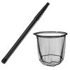 Landing Landing Pole with Landing Net Small Joint Landing Lightweight Carbon 40cm Aluminum Head Suitable for Freshwater and Saltwater Retracts To 55cm