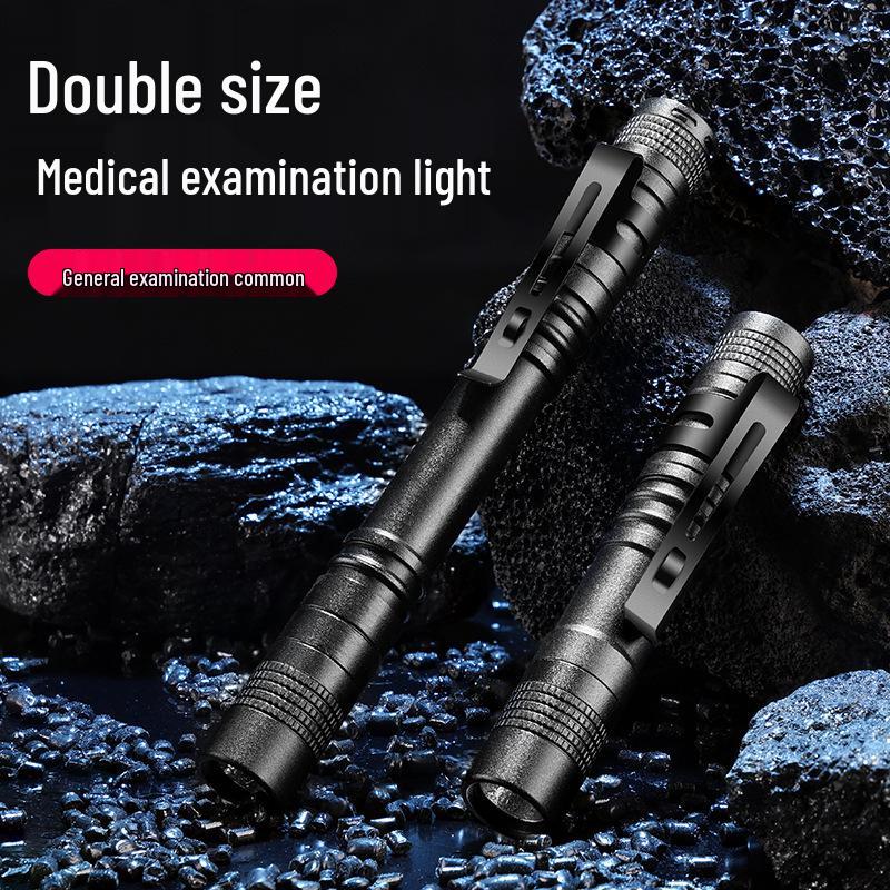 Portable Mini Aluminum LED Flashlight - High Power, Small Home & Outdoor Penlight, AAA Battery Powered