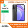 Глобальная версия Оригинальный Xiaomi Redmi Note 9T 6 ГБ 128 ГБ Аккумулятор 6000 мАч Восьмиядерный процессор Snapdragon 662 Камера 48 МП Разблокированный 4G-смартфон