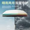 Автоматический зонт Мужской складной зонт Улучшенный усиленный солнцезащитный зонт Большого размера зонт-переросток