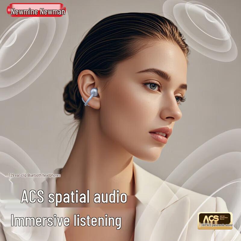 Newmine T29 Ear-Clip True Wireless Bluetooth Headset