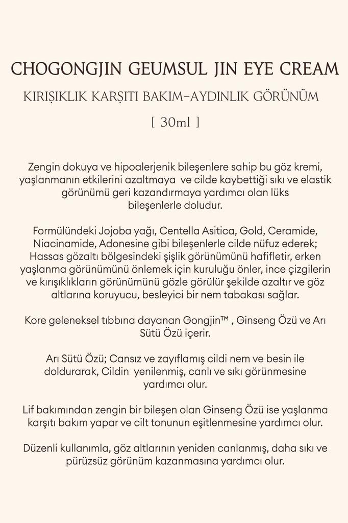 Chogonjin Geumsol Eye Cream