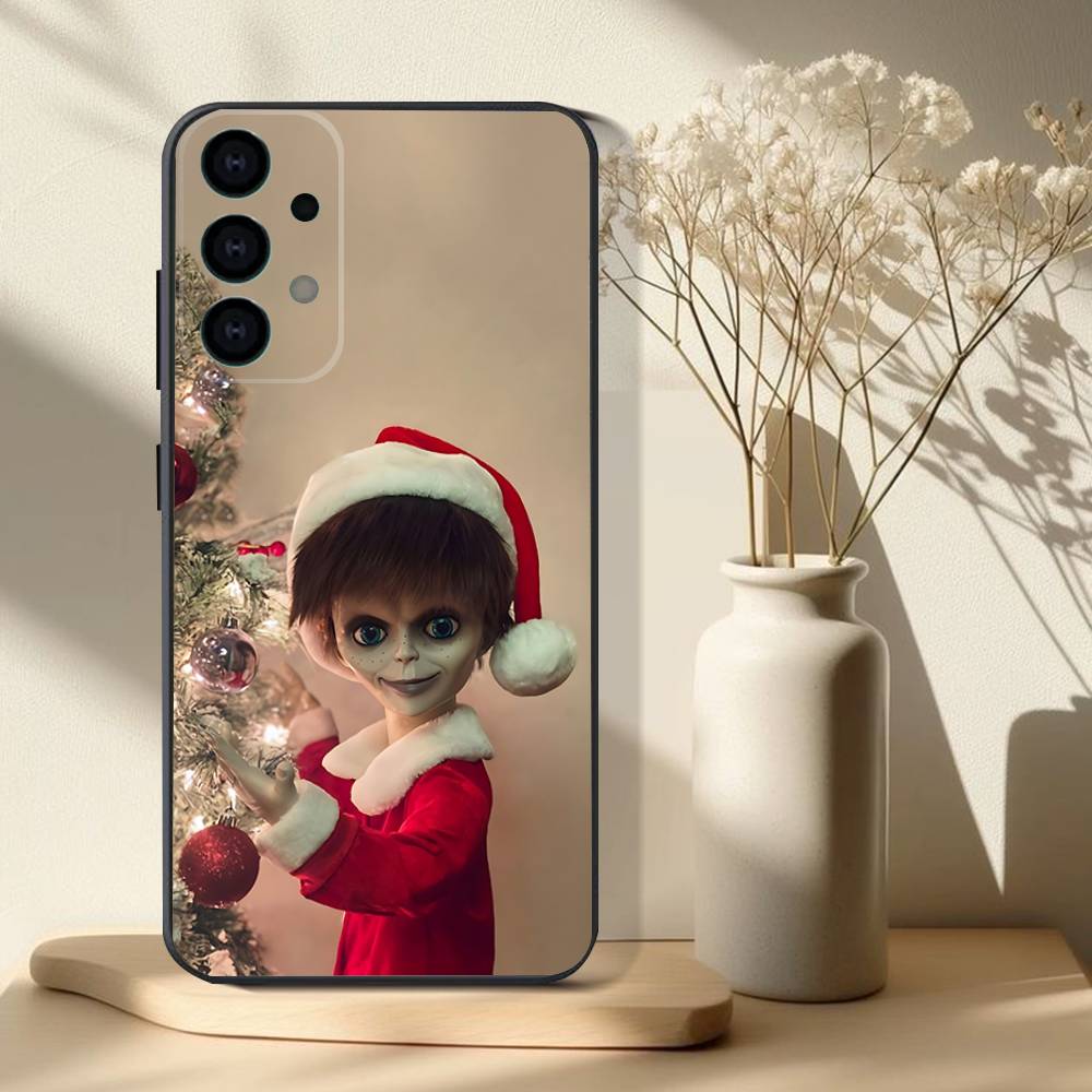 Чехол для телефона Chucky Doll из фильма ужасов для Samsung S25, S24, S21, S22, S23, S30, Ultra, S20, Plus, Fe, Lite, Note, 10, 9, 5G Черный