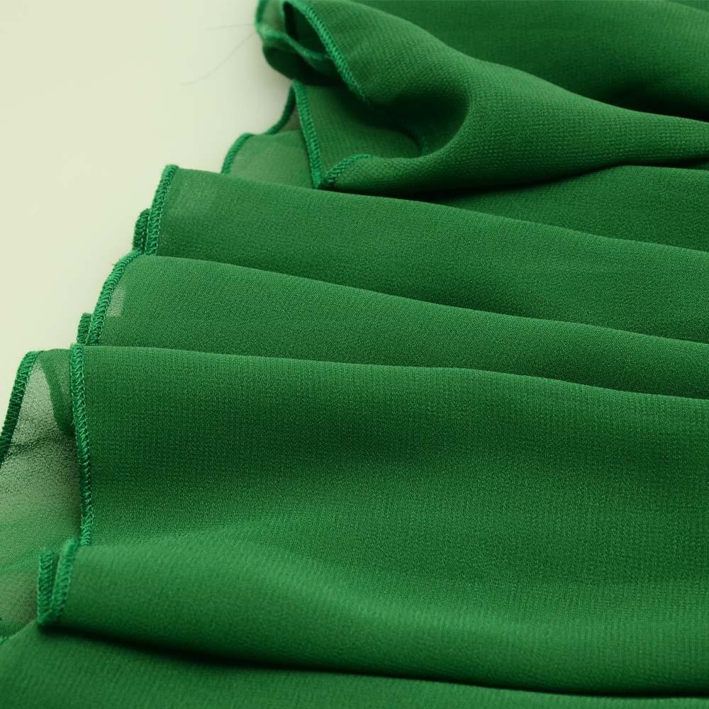 Женское однотонное вечернее платье с круглым вырезом и рукавом три четверти, длинное кружевное