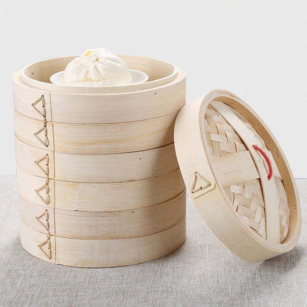Bao Buns Cooking Tools Set Kitchen Tools Set Steam Pot Sum Steamer Bamboo Steamer Steam Cooker