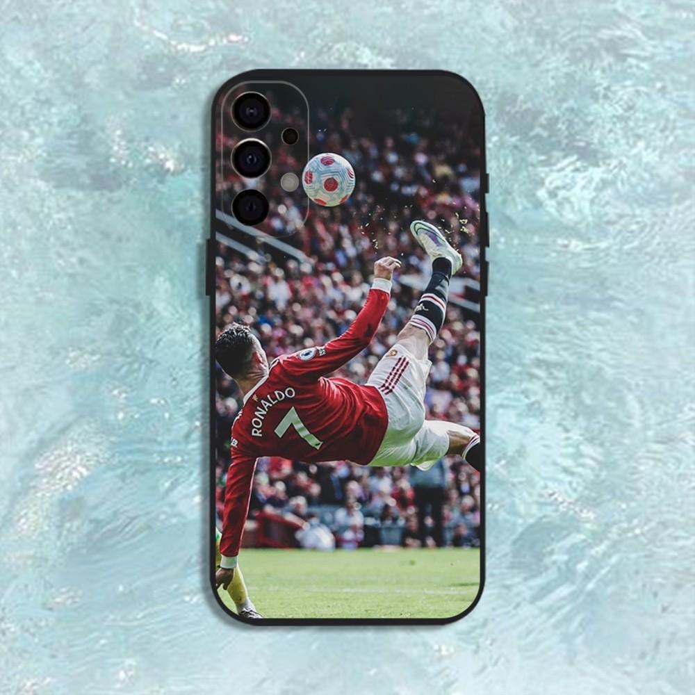 Чехол для телефона CR7 Футбольная звезда R-Ronaldo-ES для Samsung S25, S24, S21, S22, S23, S30, Ultra, S20, Plus, Fe, Lite, Note, 10, 9, 5G Черный