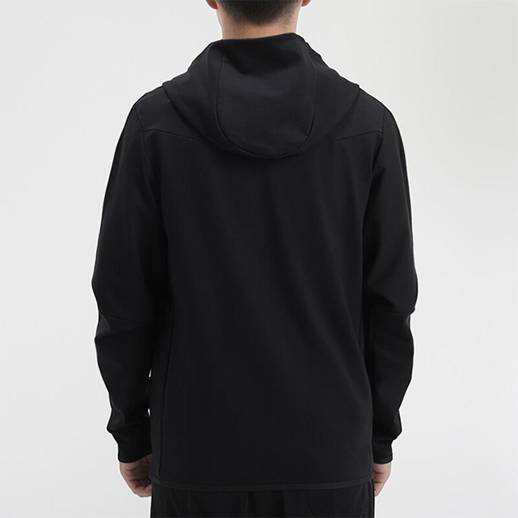 Nike Тренировочная спортивная куртка с капюшоном, мужская верхняя одежда, черная CU4480-010