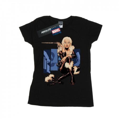 Marvel Womens/Ladies Black Cat Cover Cotton T-Shirt