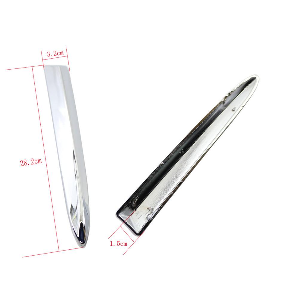 Пара молдингов решетки радиатора переднего бампера для Fiat 500 2007-2015