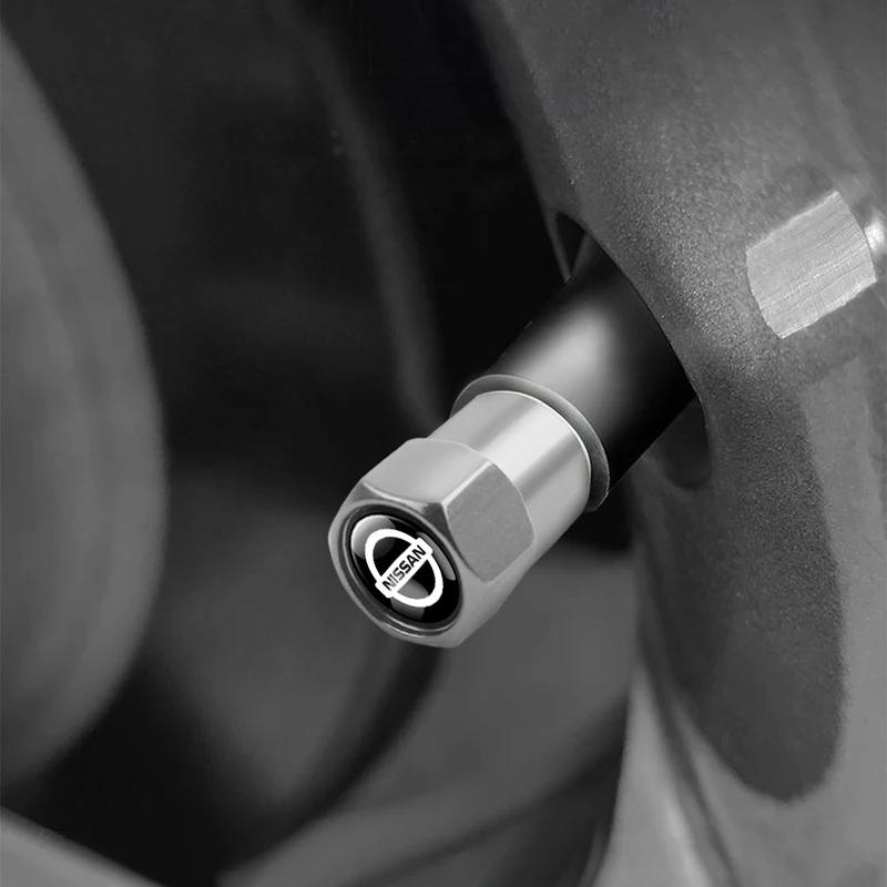 Для Nissan MBQ14 шт. Автомобильные Спортивные Логотипы Металлические Колпачки на Штоки Клапанов Колес Автомобиля Для Nissan Note Nismo Sylphy X-trail Sunny GTR Leaf Teana