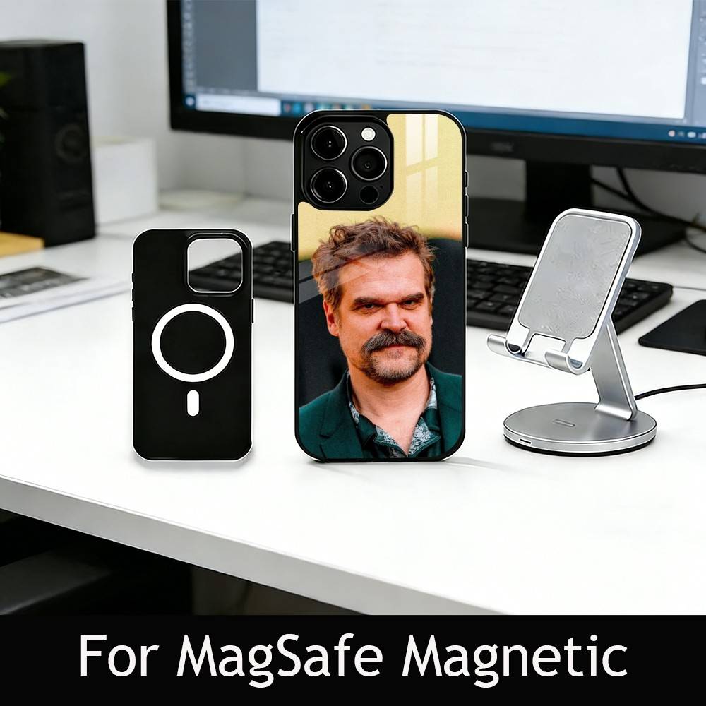D-Harbour Actor Phone Case For iPhone17,16,15,14,13,12,11 Plus,Pro Magnetic For Magsafe Wireless Charging