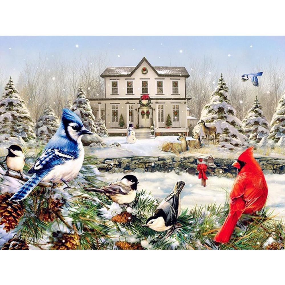 5D DIY Алмазная картина Цветочная мозаика Окно Полный дрель Алмазная вышивка Ремесленный комплект Изображение Горный хрусталь Домашний декор