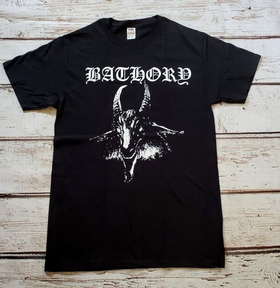 НОВИНКА - BATHORY - Т-ШИРТКА ЧЕРНОГО МЕТАЛЛИЧЕСКОГО БЭНДА Унисекс Т-ШИРТКА