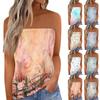 Women's Summer Sexy Tube Top Off Shoulder Sleeveless Tops Strapless Beach Vest Bandeau Shirt Backless Sexy Tops