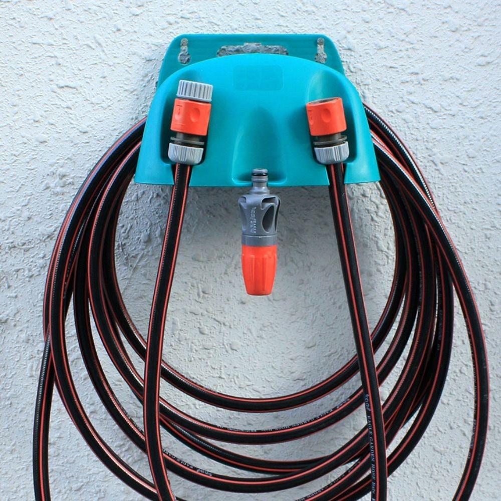 Прочный держатель для хранения садового шланга Пластиковые крючки для шланга Кронштейн для шланга для воды Садовые инструменты