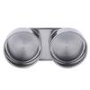 Double Stainless Steel Art Pallete Clip Pot Large Oil Painting Container with Lid