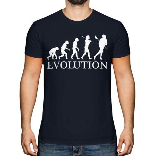 Lacrosse Evolution Of Men's T-Shirt Clothing Gift