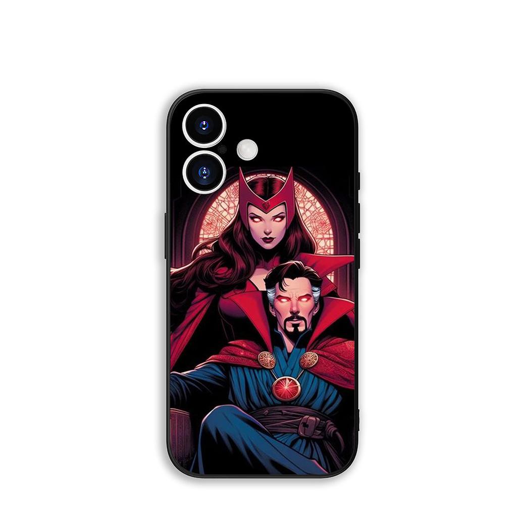 Для Samsung Galaxy A25 A37 A57 A12 A14 A31 A41 A50 A51 A70 A71 A72 A21S A04 M15 Note 20 9 8 10 Чехол M-Marvels Алая Ведьма