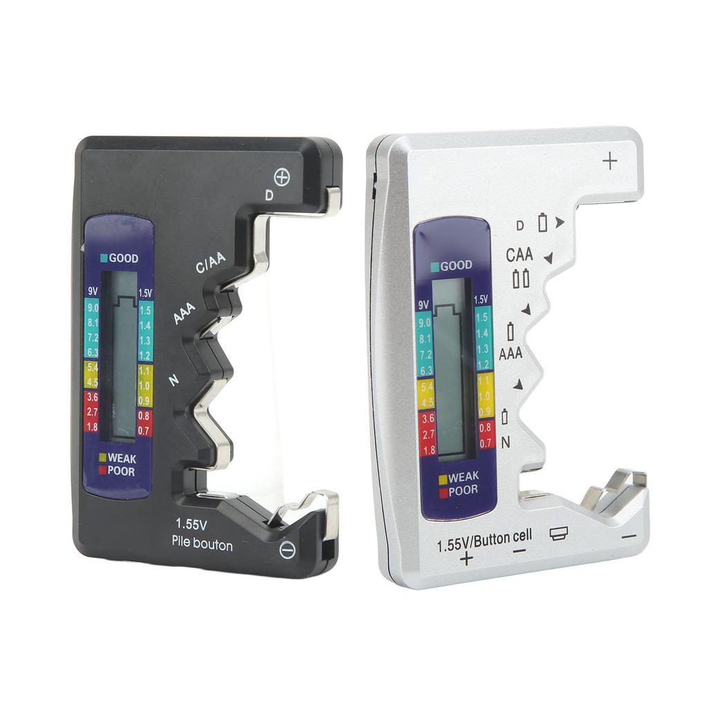 Цифровой тестер аккумуляторов Цифровой тестер емкости аккумуляторов Универсальный анализатор таблеточных элементов DCN AAA AA 9 В 1,5 В