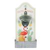 [Q0470] - Exotic Summer 'Flamingo' Wooden Wall Bottle Opener - 24x11x4. 5cm