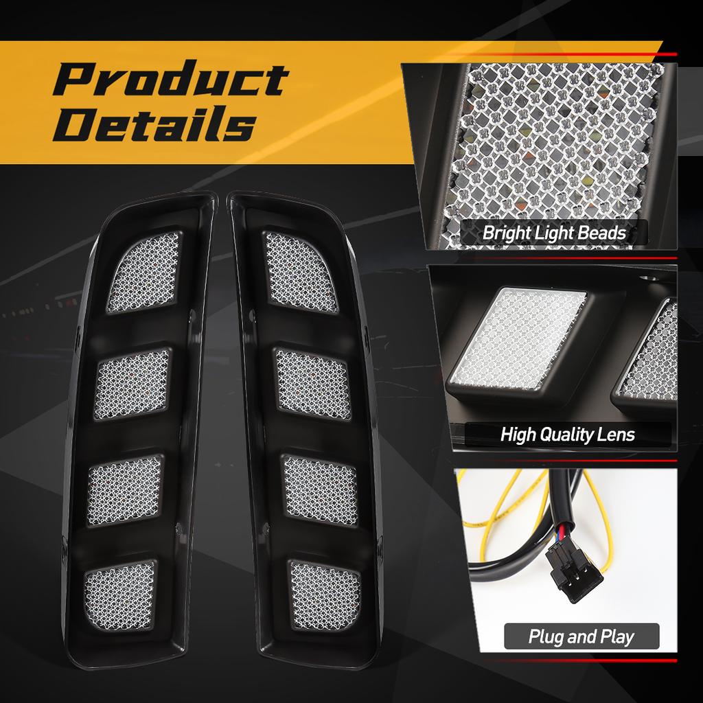 DRL для Honda Civic 10-го поколения Type R 2018 2019 2020 202 светодиодные дневные ходовые огни динамические указатели поворота противотуманные фары