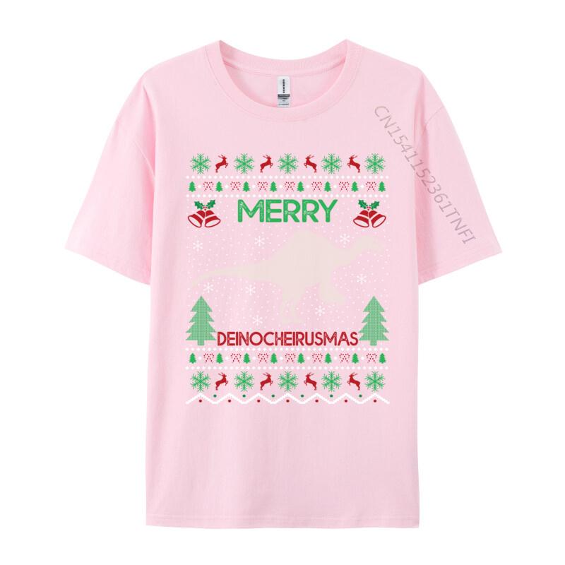 Merry Deinocheirus Ugly Deinocheirus Christmas Tshirts Tshirt For Unisex Short Sleeve Top T Shirt New Arrival