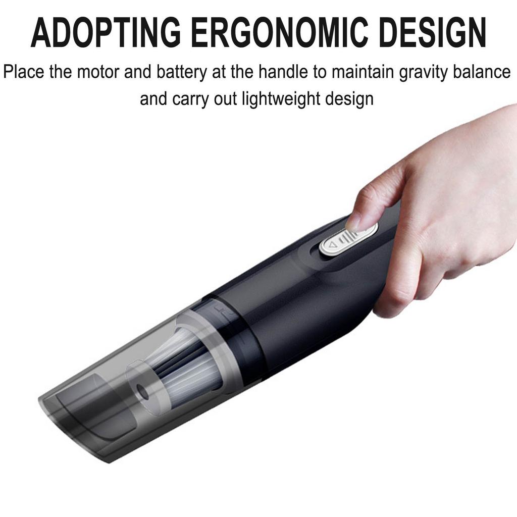 Автомобильный пылесос 120 Вт с высоким всасыванием для автомобиля, ручной пылесос двойного назначения для влажной и сухой уборки