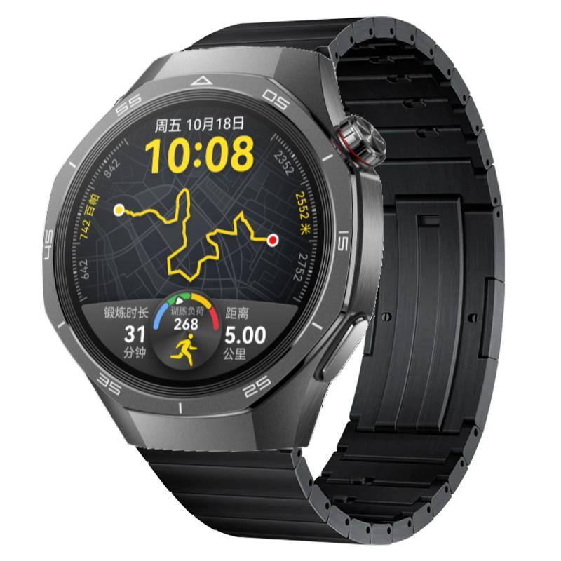 22-миллиметровый ремешок из титанового сплава для Huawei Watch GT5/4/GT6 Pro 46 мм Легкий браслет с быстрой заменой для Amazfit T-Rex3 Pro 48 мм