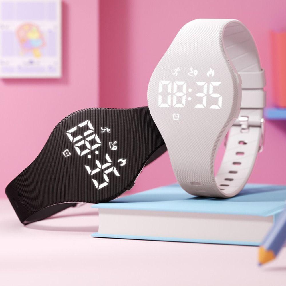 LED Digital LED Digital Wristband Waterproof Electronic Watch New Smart Silicone Wristband Kids