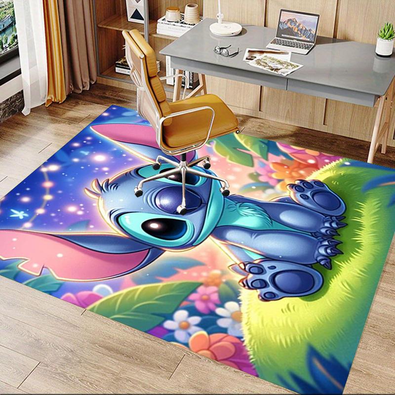 Lilo Stitch Fantasy Garden Carpet For Playroom Bedroom Living Room Sofa Home Decorkids Game Area Rug Nonslip Floor Mat
