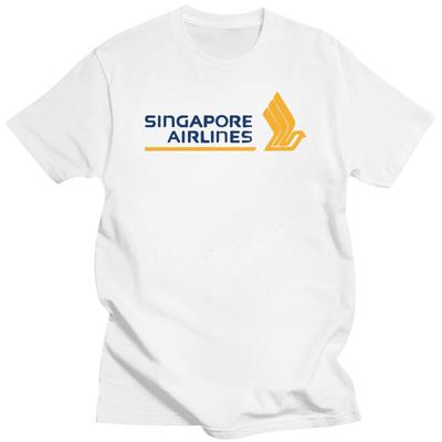 Футболка Singapore Airlines Sg Airways Хлопковая Унисекс Футболка футболка мужская Унисекс с круглым вырезом топы