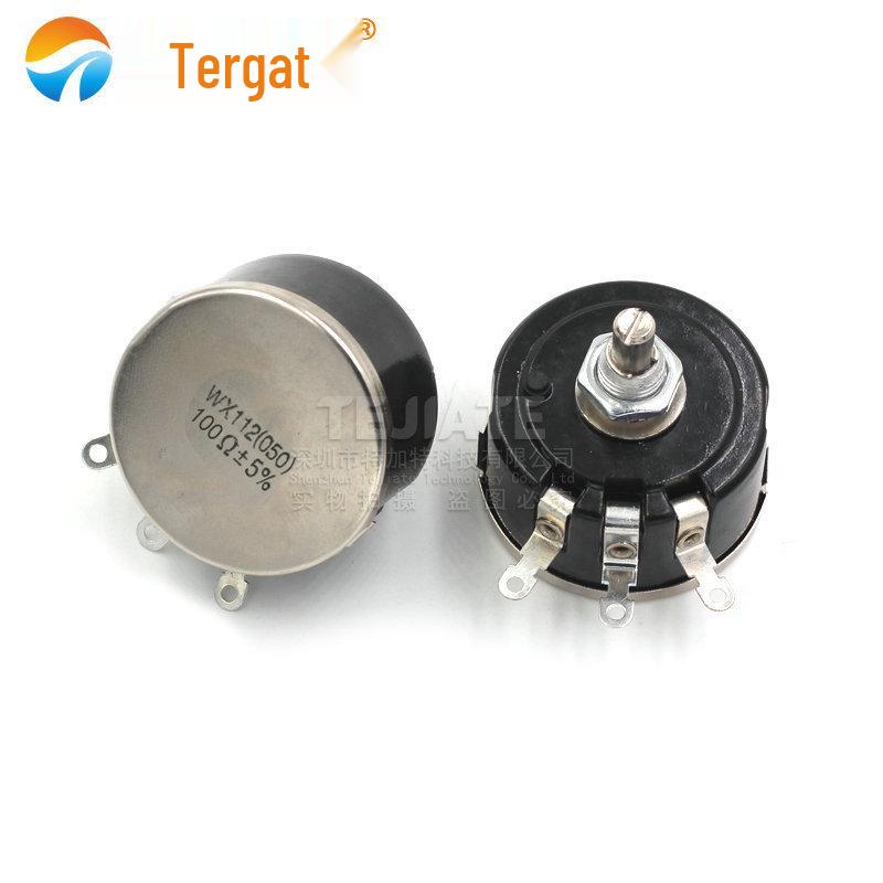 WX112 WX050 Однооборотный проволочный потенциометр - Регулируемый резистор 5 Вт: Варианты 100 Ом, 1 кОм, 2,2 кОм, 4,7 кОм, 10 кОм, 22 кОм