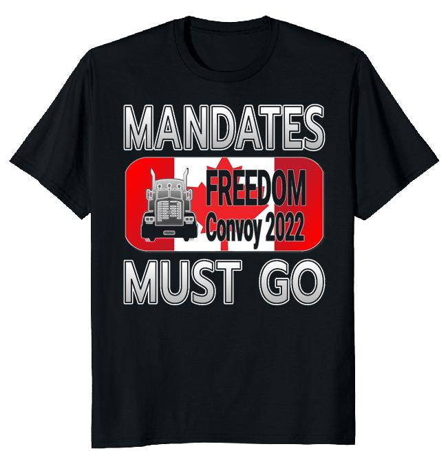Футболка унисекс «Мандаты Свободного конвоя»