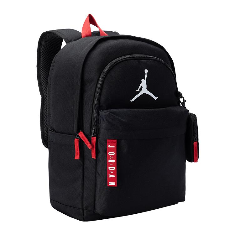 New Jordan Polyester Backpack Unisex Black JD2513167GS-001