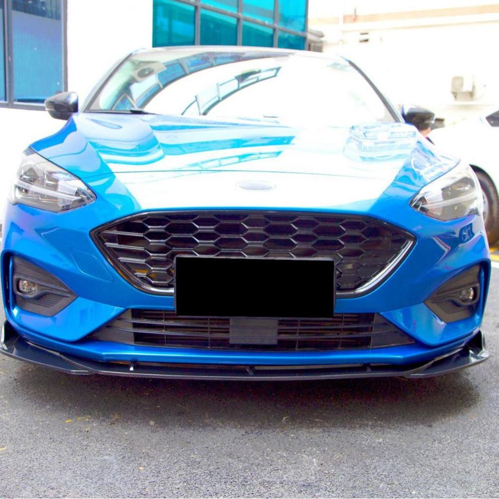 2019 Ford Focus Front Splitter Kit: Sporty Body Kit with Front Lip & Corner Splitter