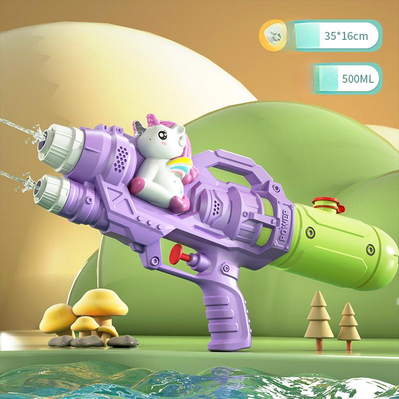 Детские игрушки, Водяные пистолеты, Большие двойные сопла, Динозавры-утки играют с водяными пистолетами, Пляжные игрушки, Детские игрушки в подарок